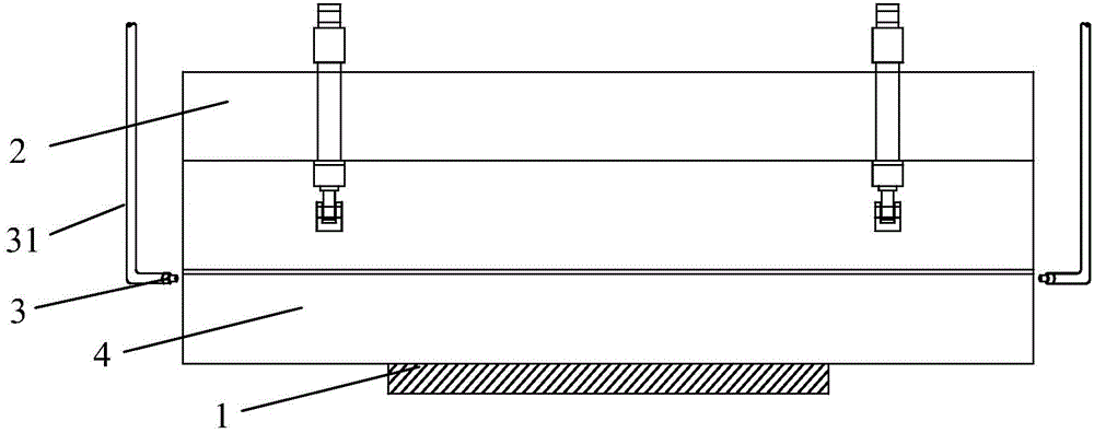 Device for suppressing roll oxidation rate and application method thereof