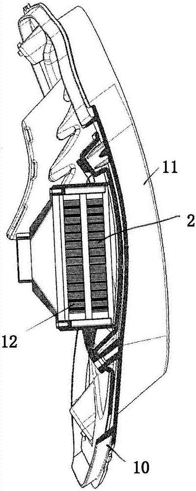 Vehicle lamp heater and vehicle lamp