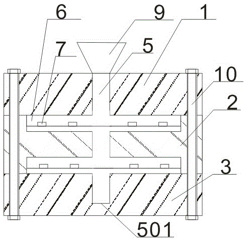 Precoated sand mold for casting stainless steel thin-walled workpiece