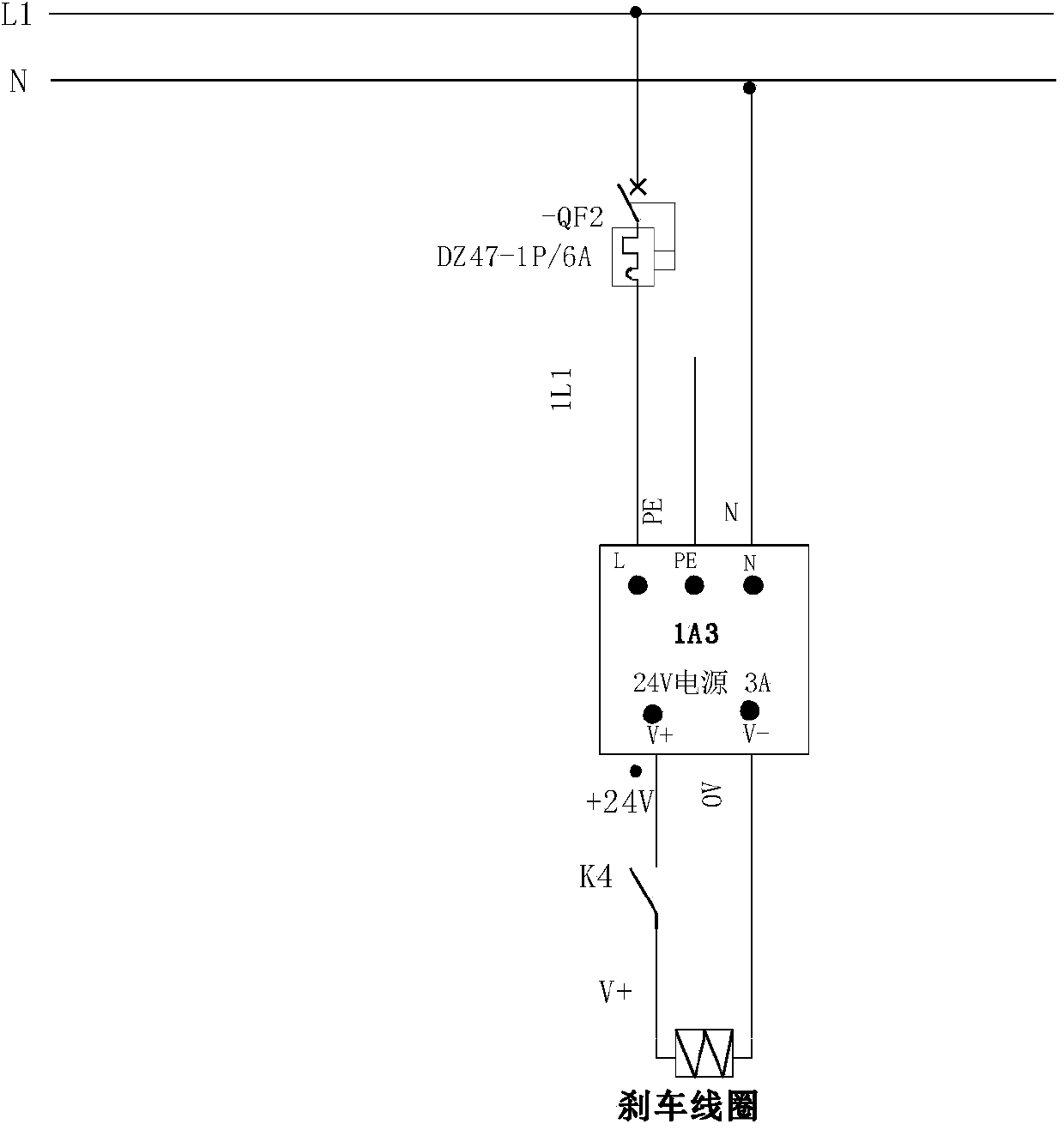 Cable pay-off and take-up device