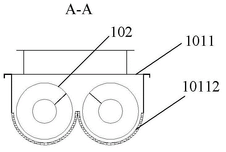 Separating agent recovery horizontal-type continuous separation system of aluminum-plastic compound package material