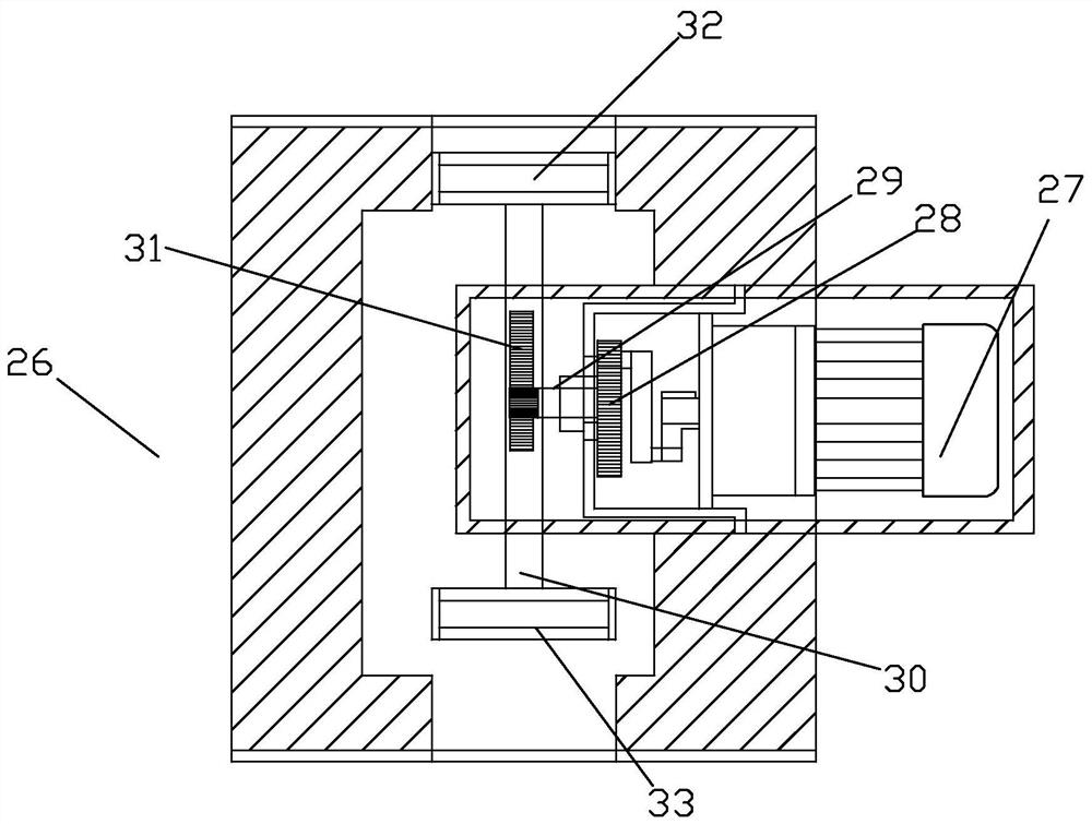 A printing and dyeing device on a color printing packaging production line