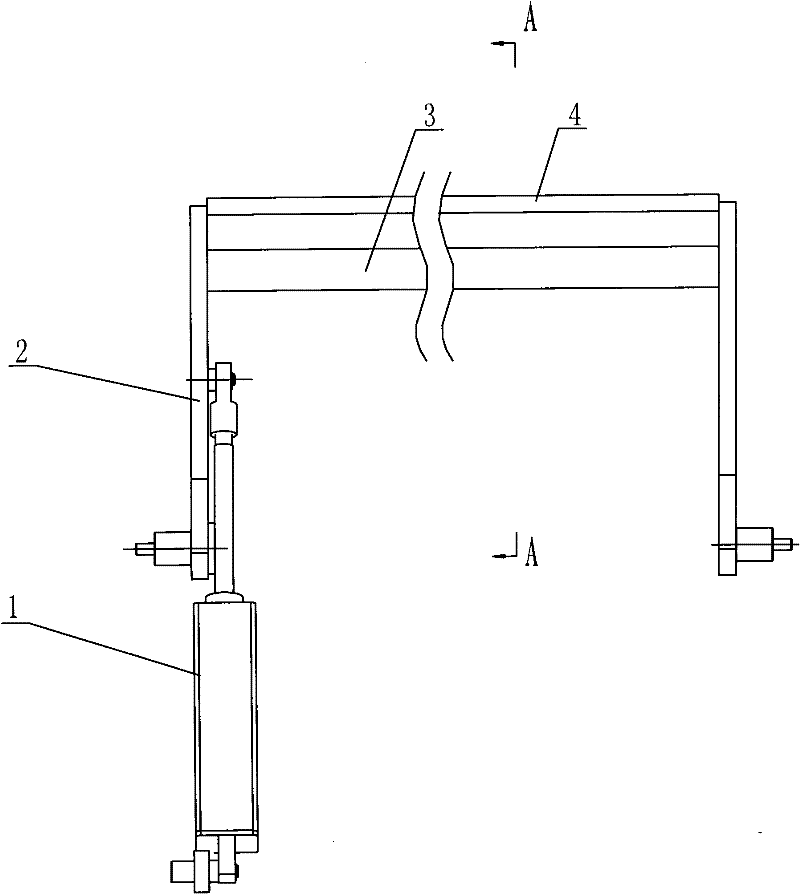 Corrugated cardboard printing machine and multipoint scraper-adjusting and ink-distributing device thereof