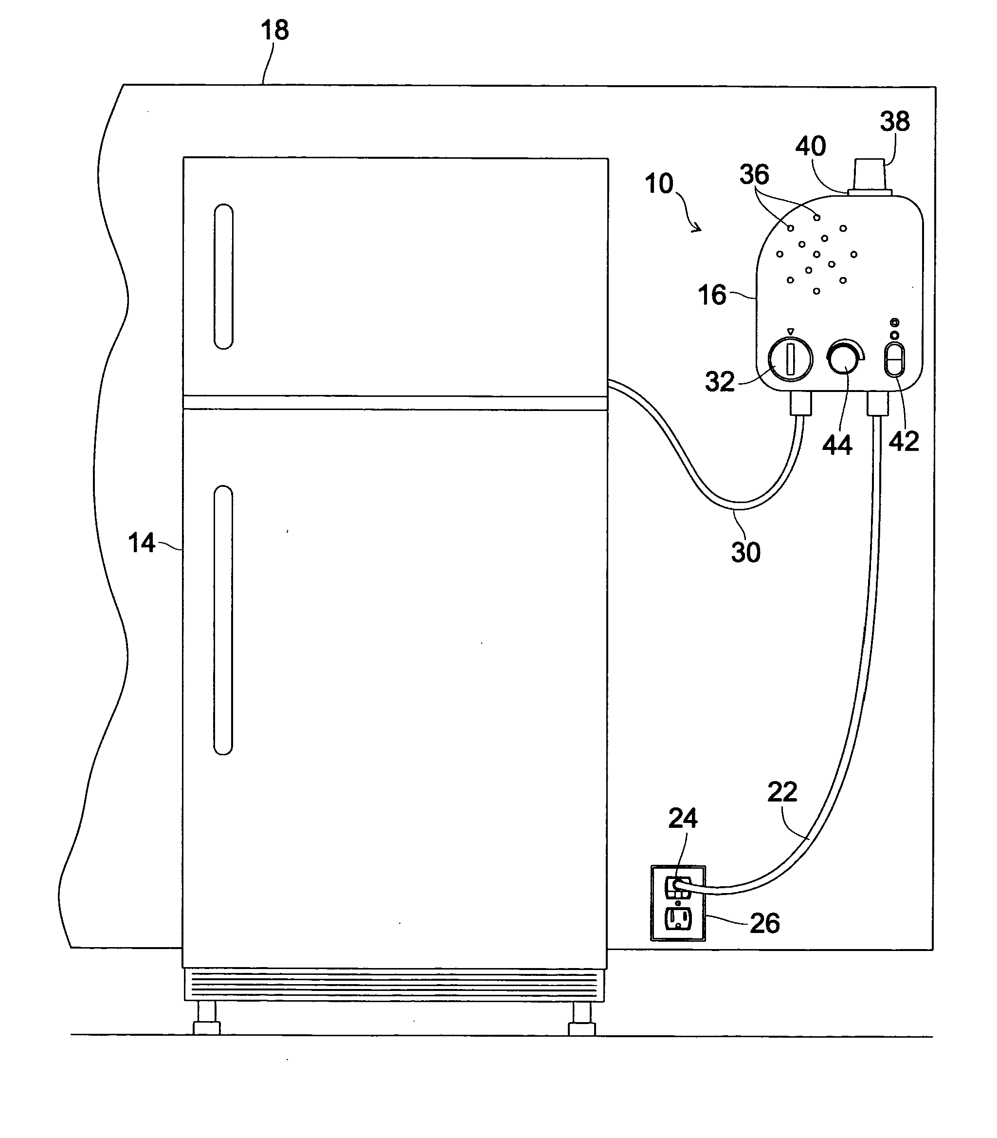 Freezer alarm system and apparatus for refrigeration units