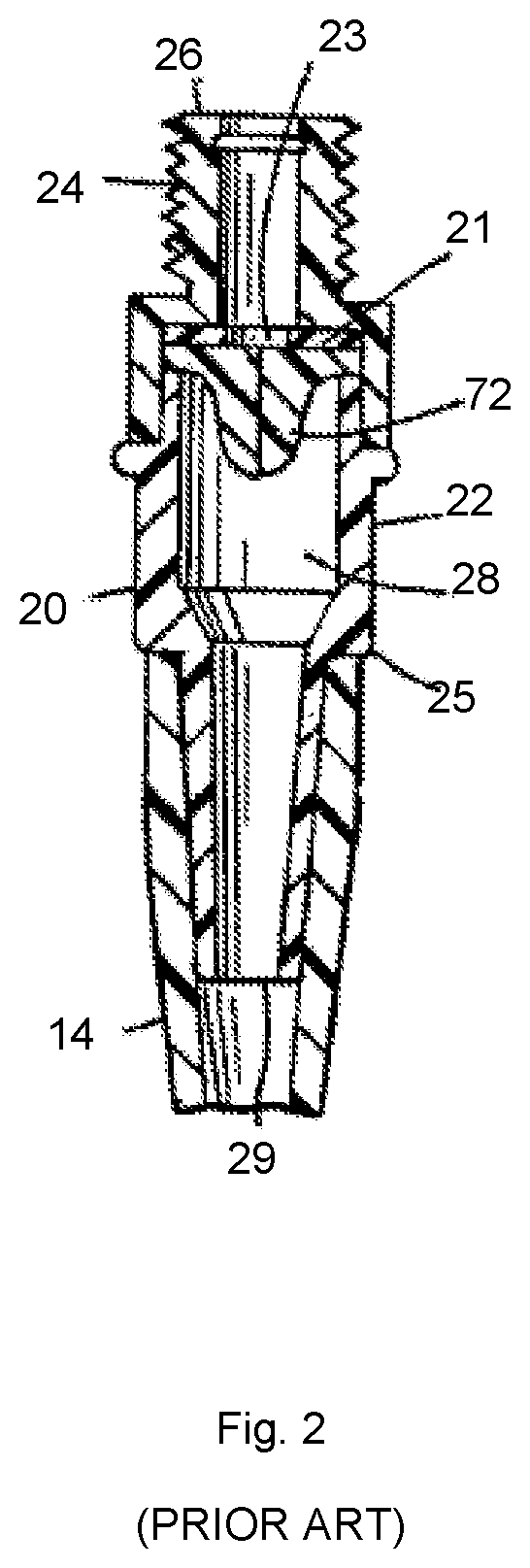 Connector for catheter