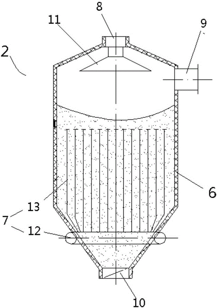 Novel high-temperature recycled sand cooling system and waste heat recovery method