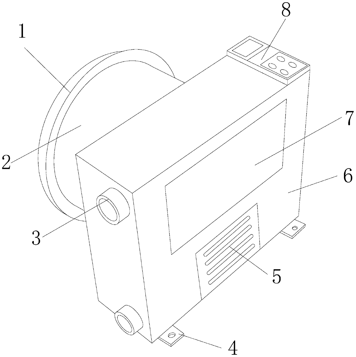 A kind of air cooling equipment with heat dissipation device