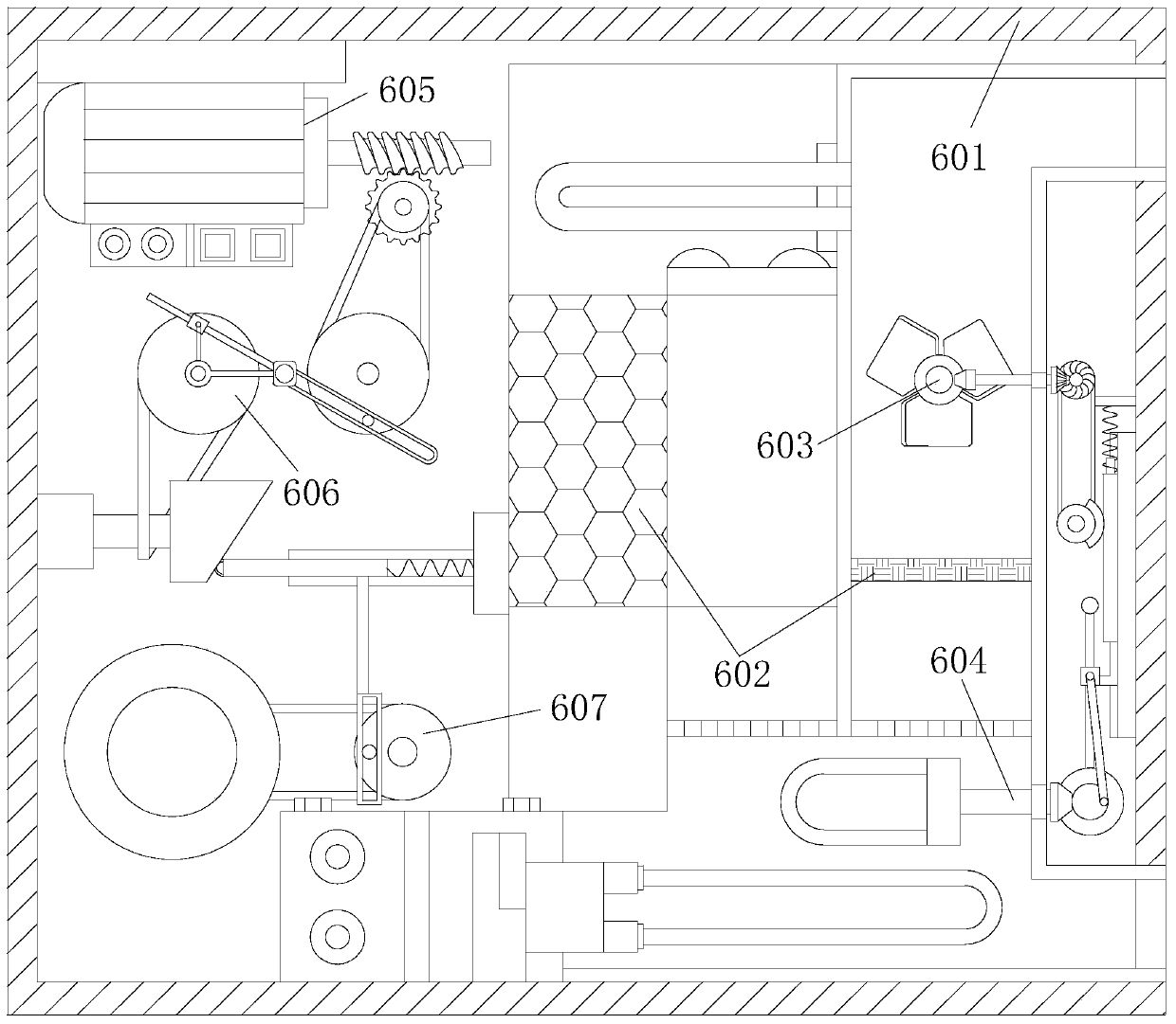 A kind of air cooling equipment with heat dissipation device