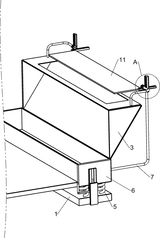 Quantitative feeding equipment for animal husbandry