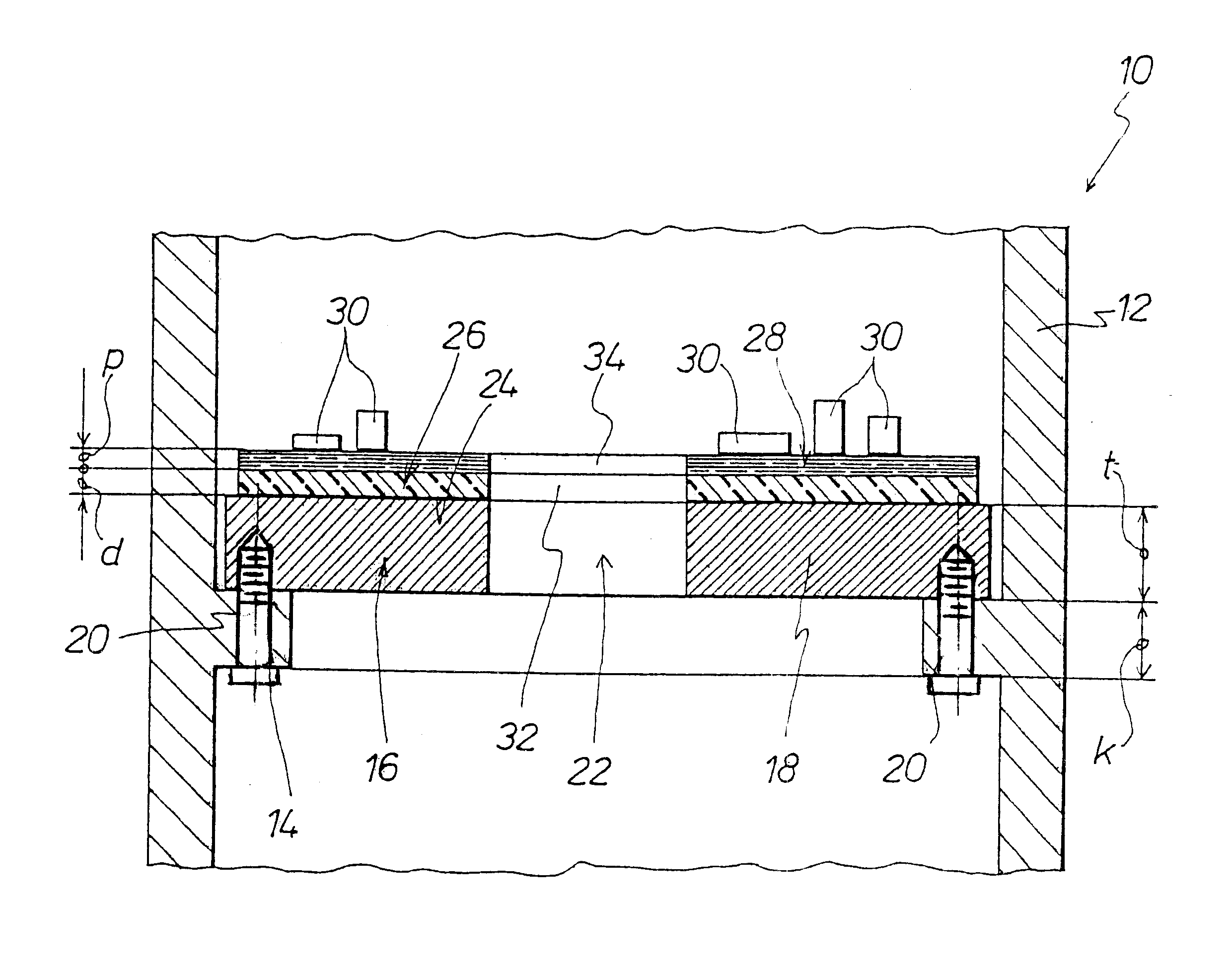 Arrangement for supporting a circuit board