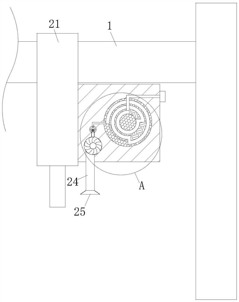 Plasma cutting machine with smoke dust collecting and purifying mechanism