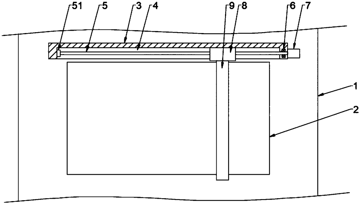 Automatic blackboard cleaning device for teaching