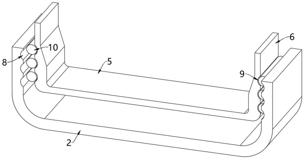 Rear bumper with EPP buffer block