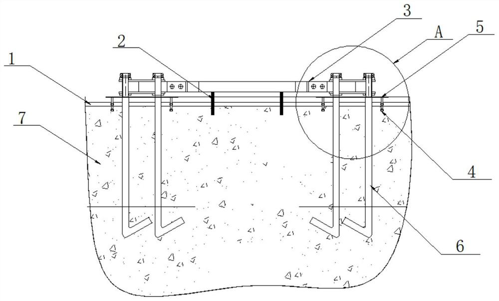 A pre-leveled tower foundation and its leveling construction method