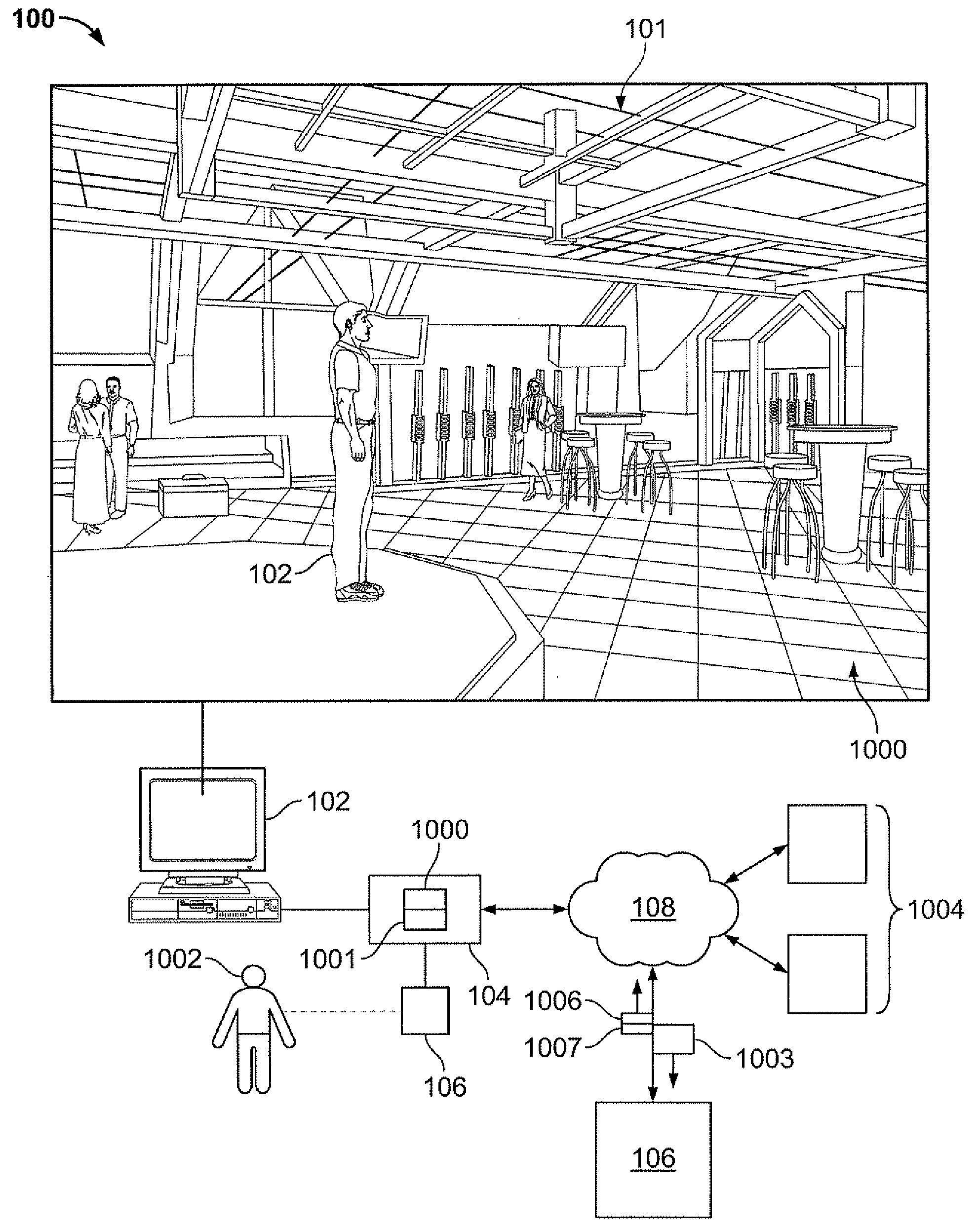 Selective filtering of user input data in a multi-user virtual environment