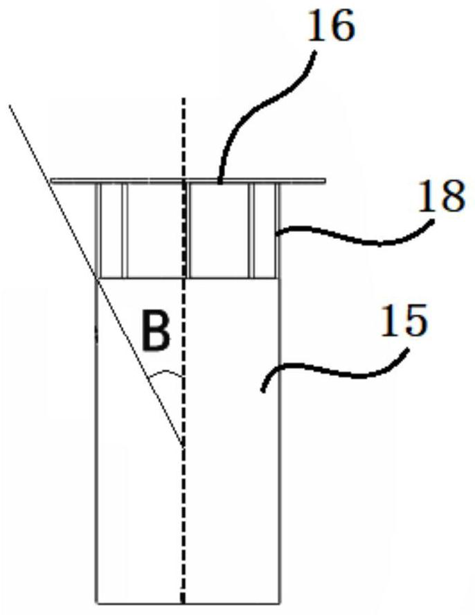 Air fuel multi-layer three-dimensional grading low-nitrogen gas burner