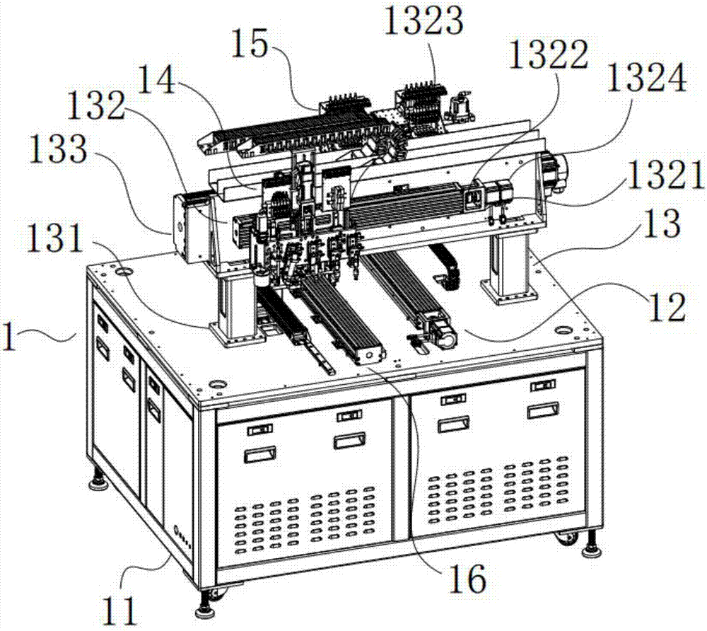 Mobile phone lens assembly equipment