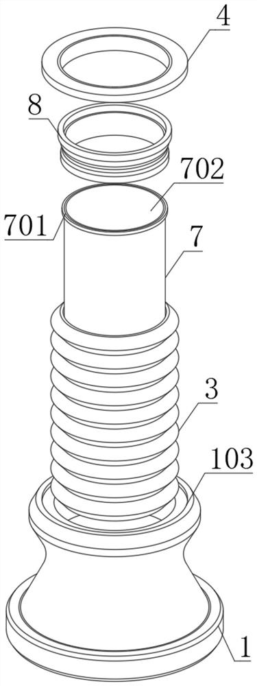 Auxiliary storage device and method for supporting natural orifice