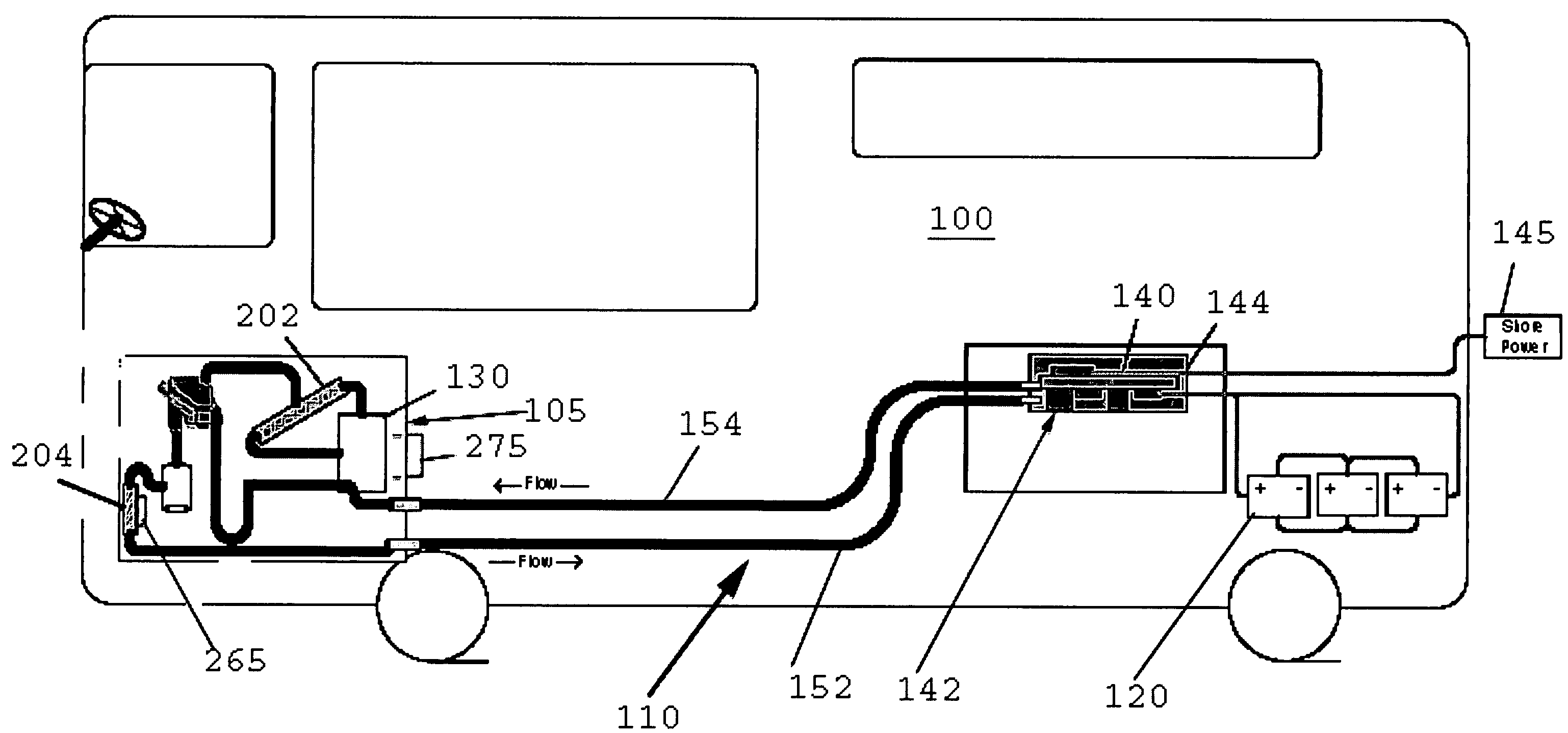 Cooling system for hybrid power system