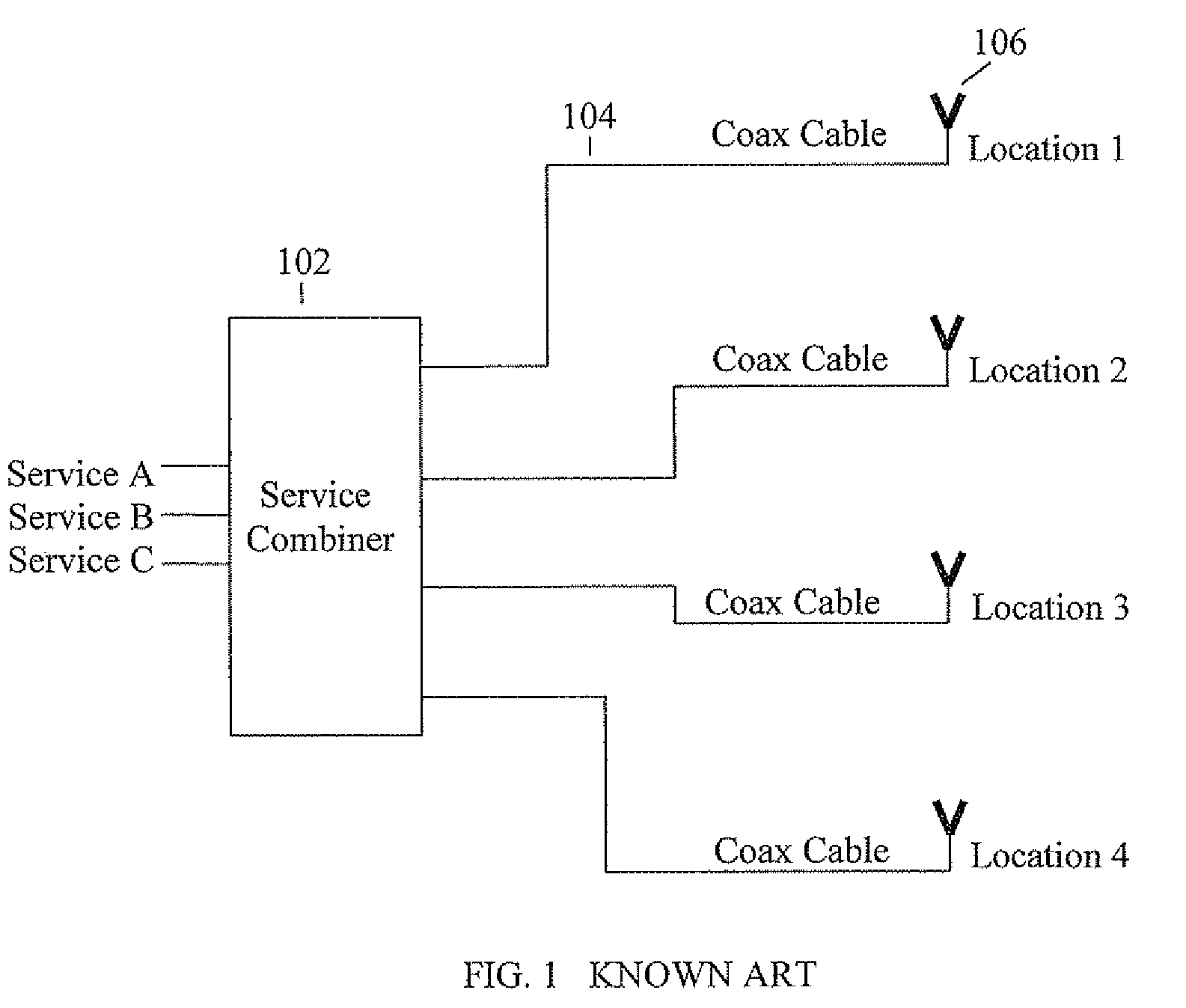 MIMO-adapted distributed antenna system