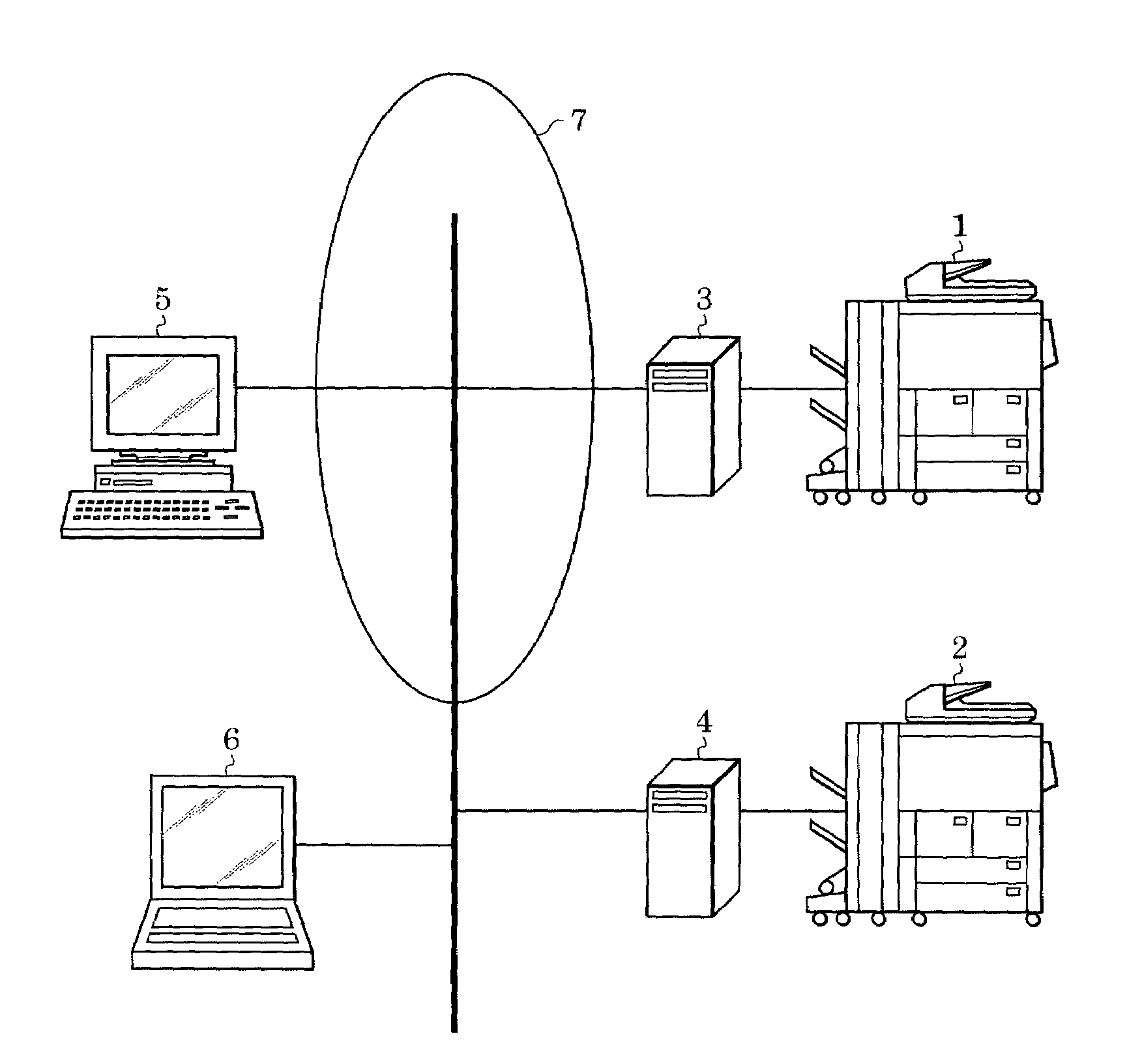 Image processing system and method for processing image data using the system