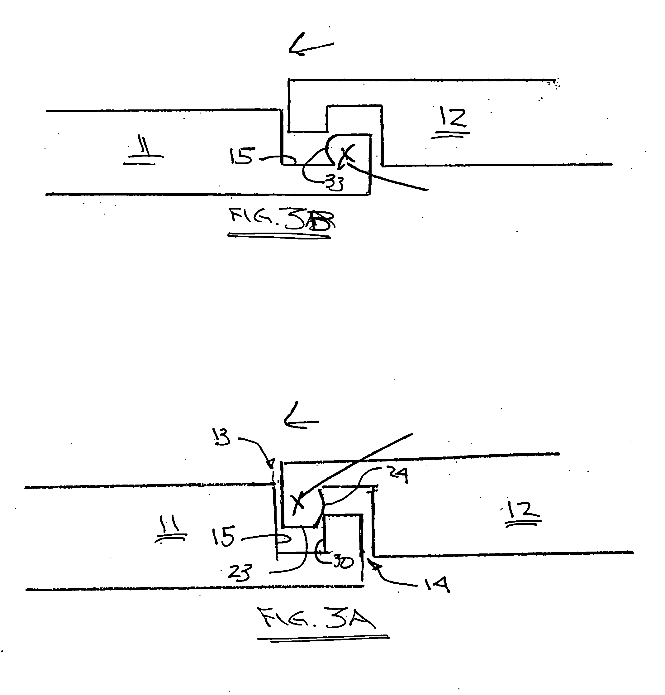 Connection for laminate flooring