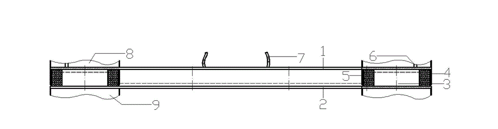 Load box for testing open caisson with self-balancing method