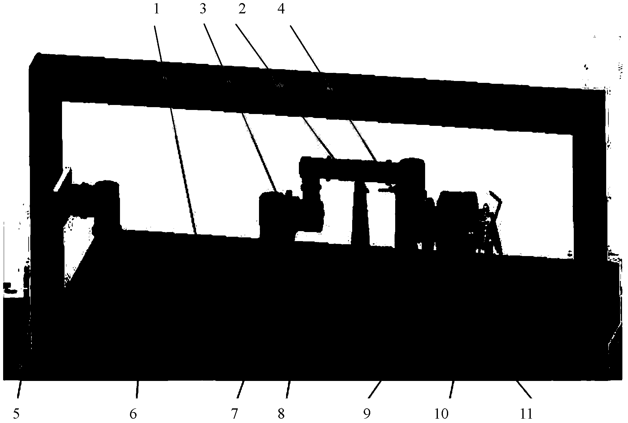 Positional accuracy testing method of space manipulator in thermal vacuum tank