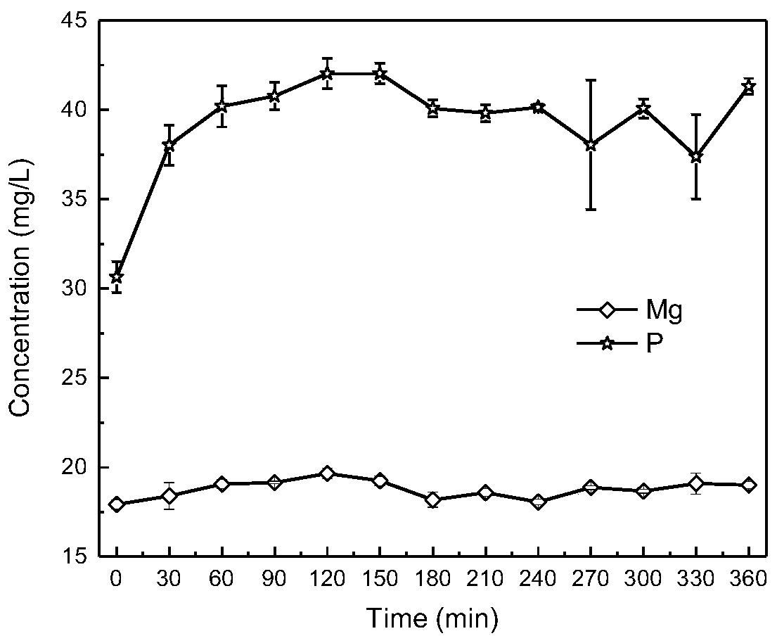 The method of neutral fenton conditioning the remaining sludge microbial electrolytic hydrogenation of phosphorus recycling phosphorus