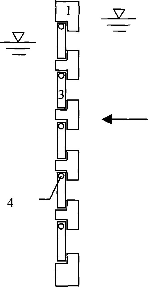 Shutter type hydraulic self-control gate