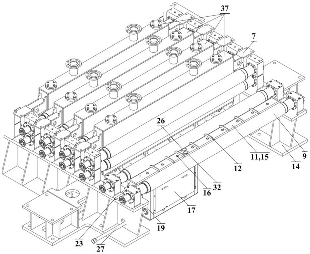 A metal plate and strip temperature measuring device and temperature control method for a roller quenching machine