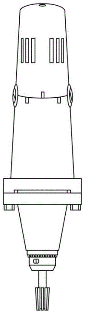 A lifting table milling machine with a detachable heat dissipation cooling hole reduction gear milling head