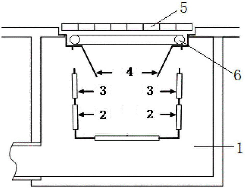 Rainwater inlet trash barrier sieve used for filtering initial rainwater