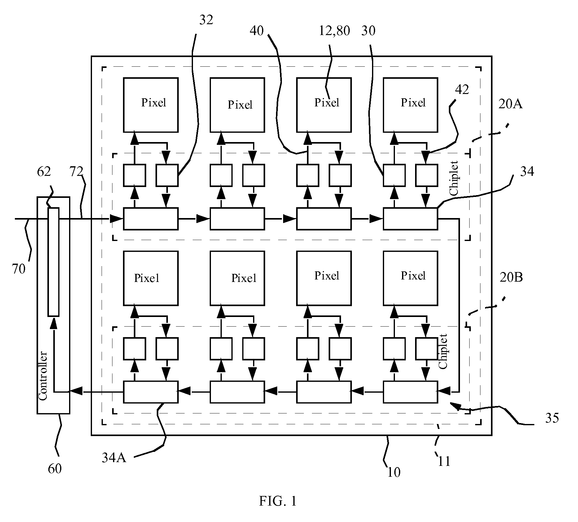 Fault detection in electroluminescent displays