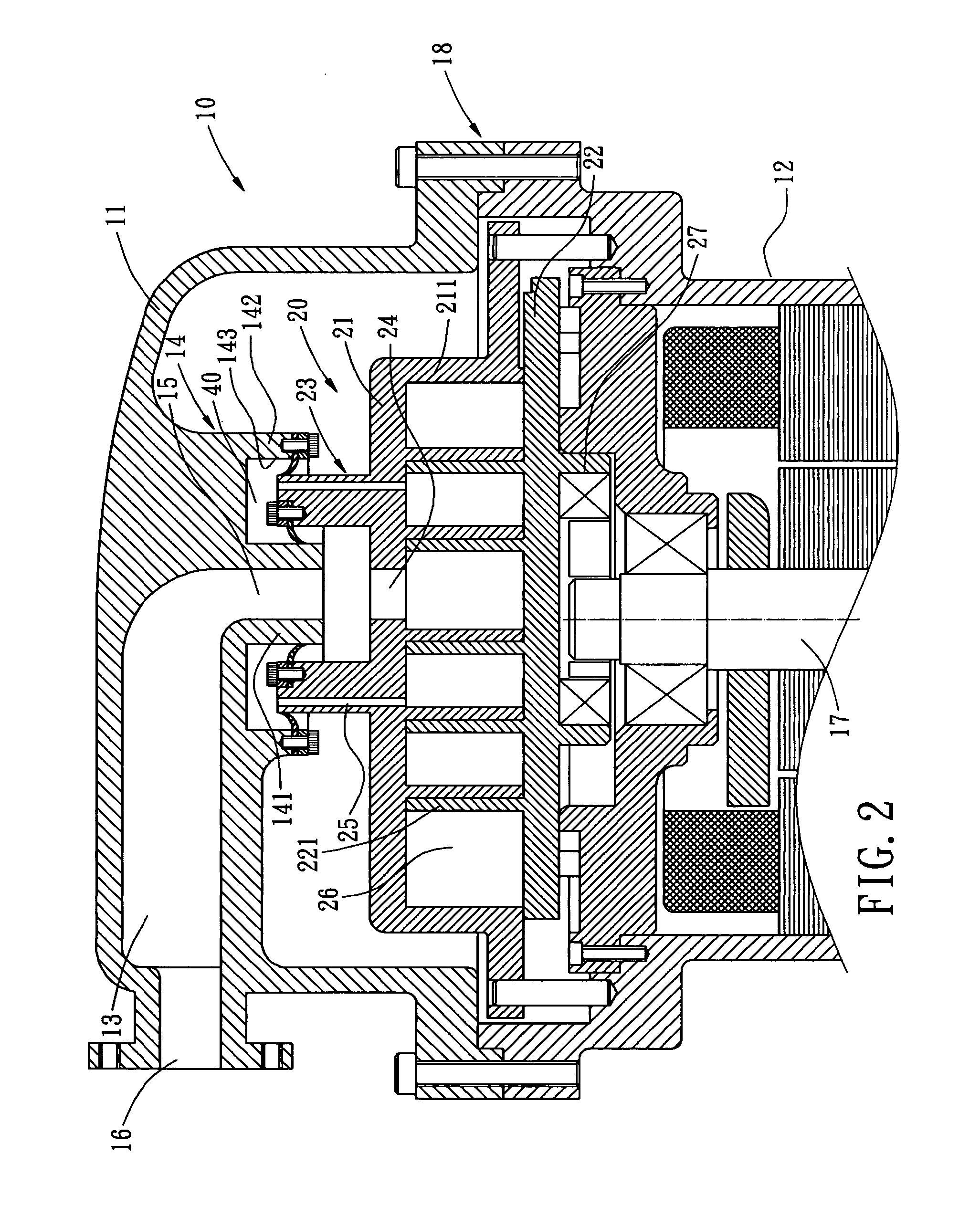 Axial compliance mechanism of scroll compressor