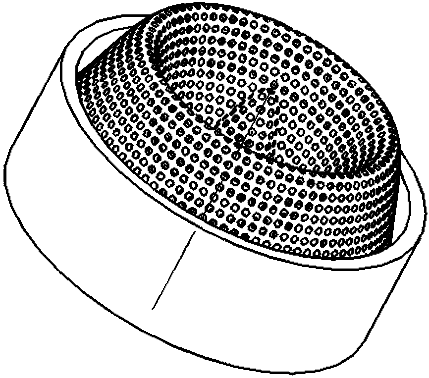 Filter screen structure applied to lubricating oil pump