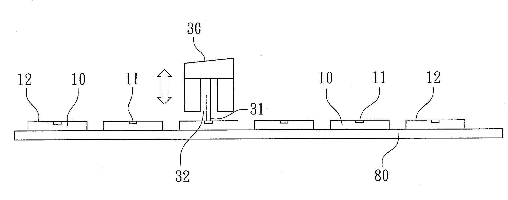 Method for die bonding having pick-and-probing feature