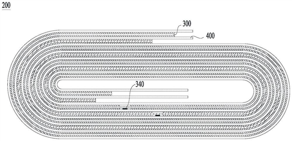 Pole piece, winding battery cell and battery