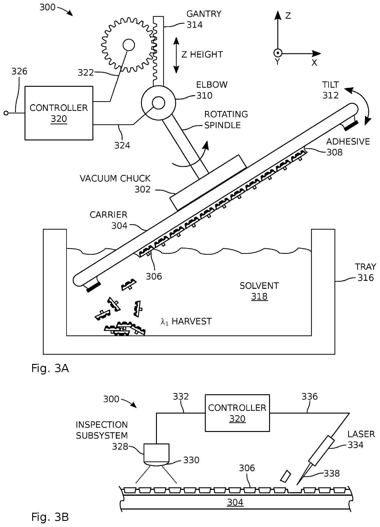 System and Method for the Selective Harvest of Emissive Elements