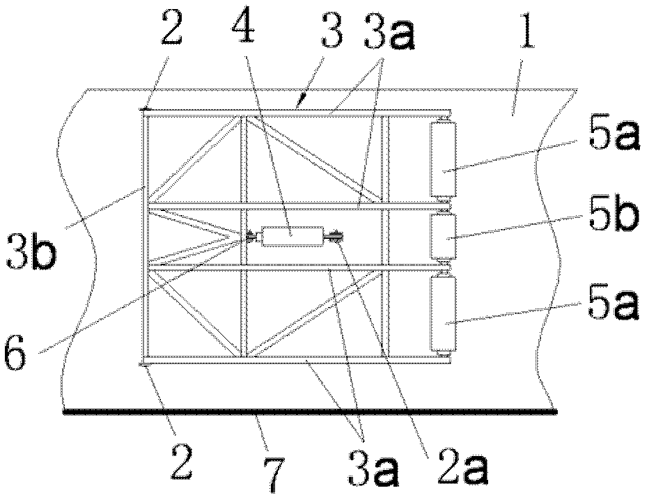 Hydraulic location device for guiding ship in floating dock and working method thereof