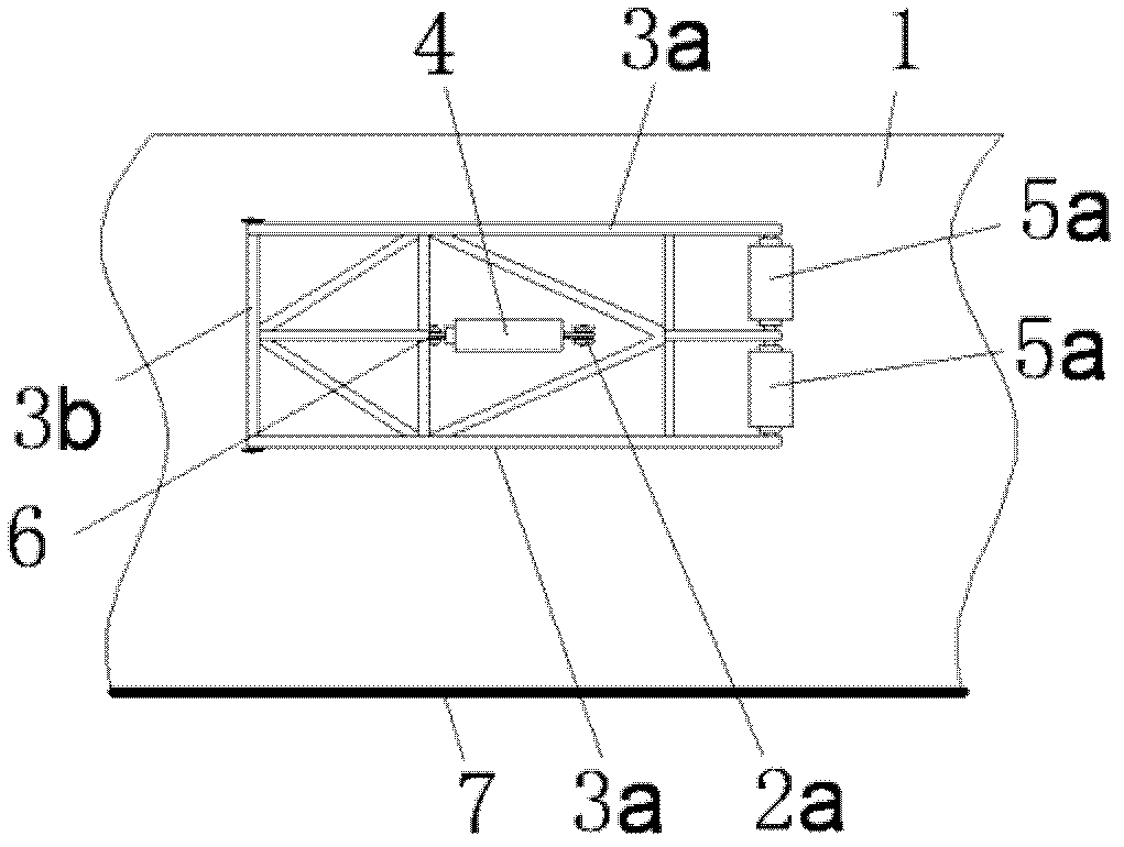 Hydraulic location device for guiding ship in floating dock and working method thereof