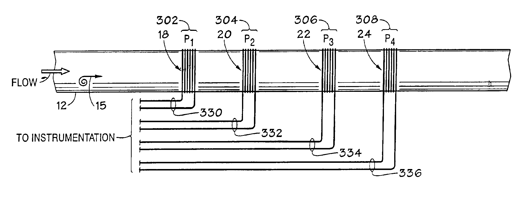 Apparatus and method having an optical fiber disposed circumferentially around the pipe for measuring unsteady pressure within a pipe