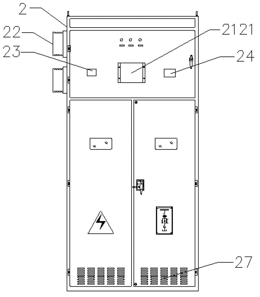 An intelligent cabinet type reactive power compensation device