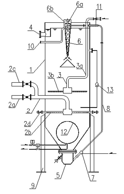 Continuous backwashing aeration biofilter