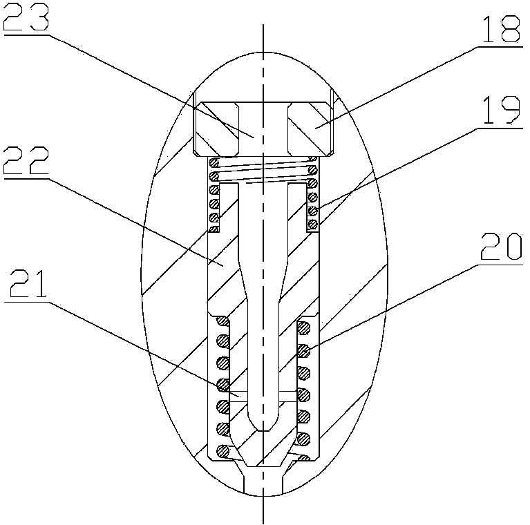 Piezoelectric control pressure accumulation and stabilization oil sprayer