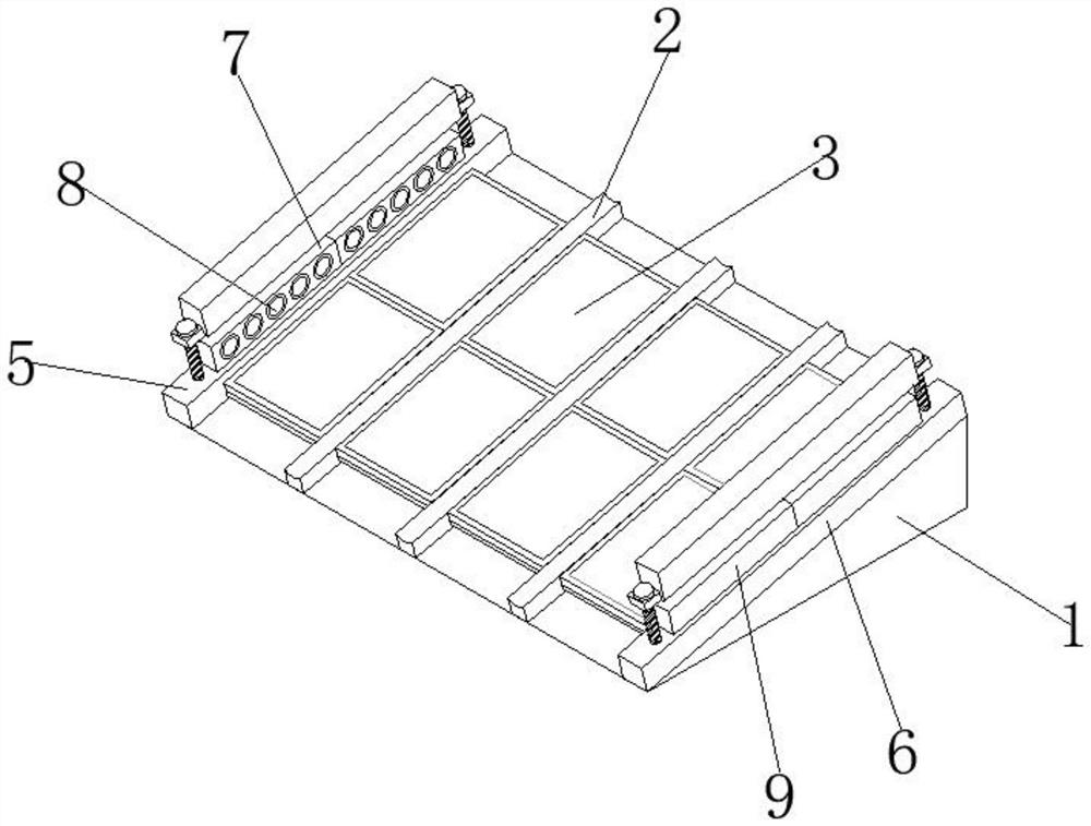 Snow-proof solar photovoltaic panel