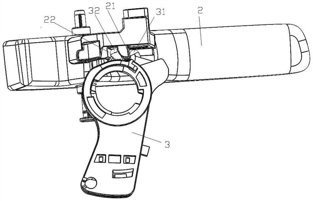 Automobile door handle transmission mechanism and working method thereof