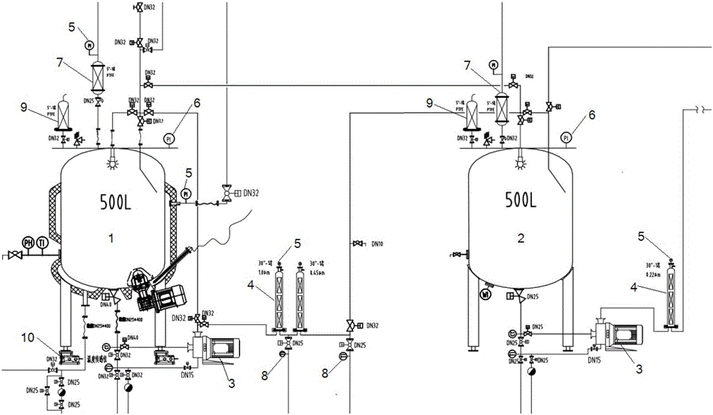 Hemodialysis agent liquid preparation and centralized supply system