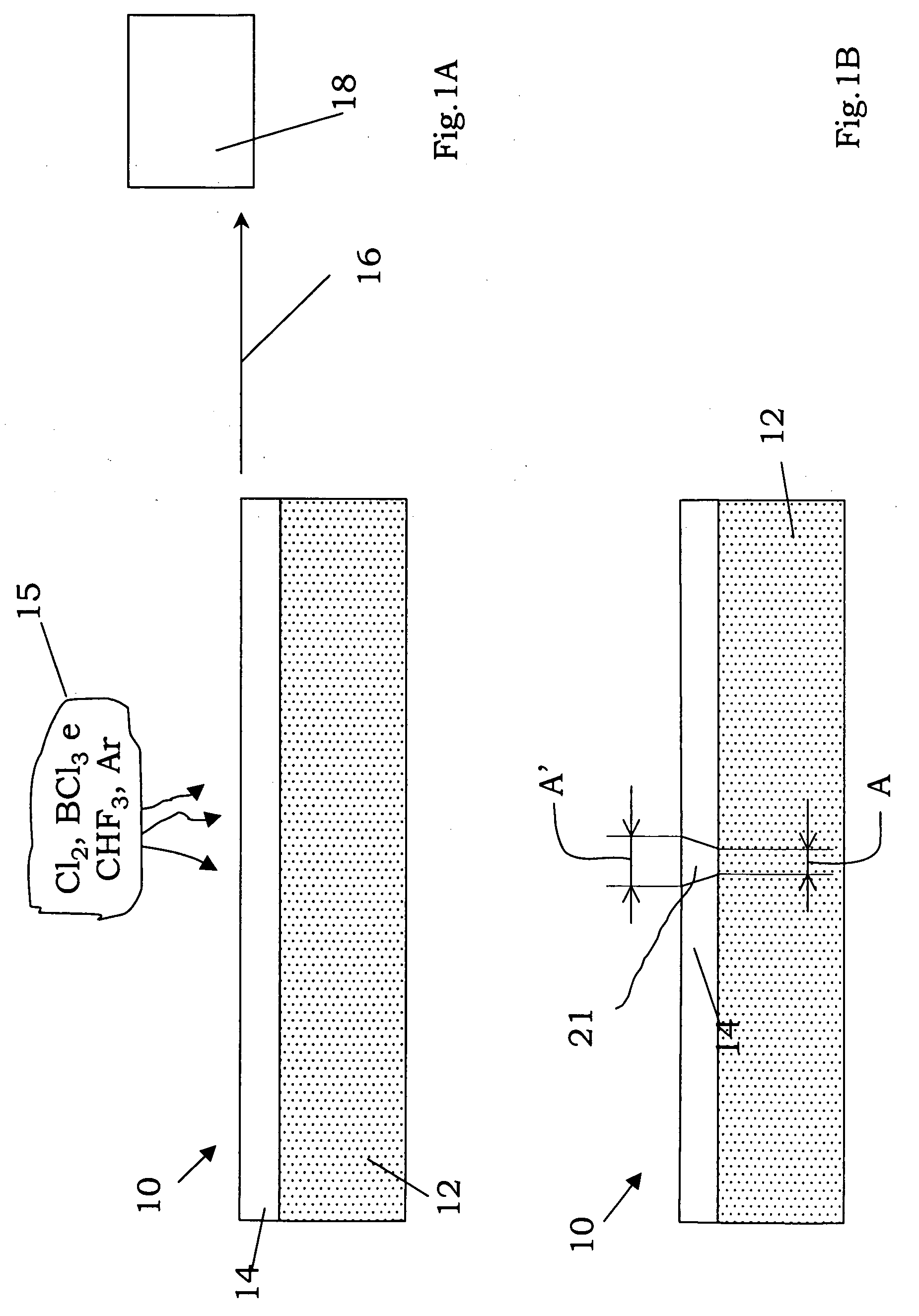 Method for patterning on a wafer having at least one substrate for the realization of an integrated circuit