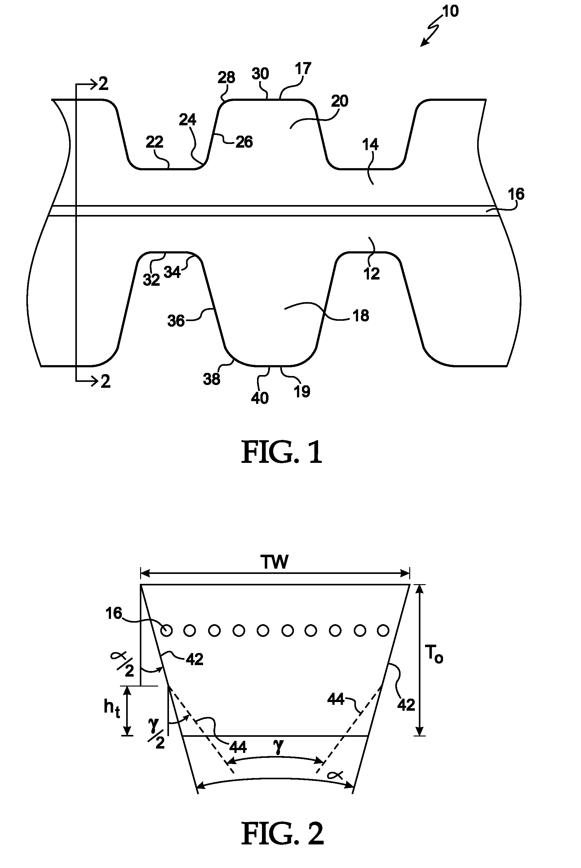 Double cogged v-belt for variable speed drive